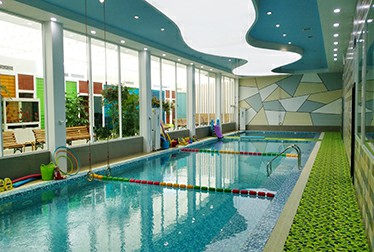 昆明蘇格貝爾親子游泳館恒溫泳池工程