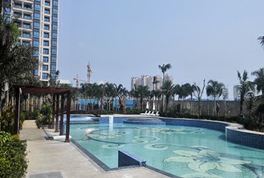 海南東方明珠S350一體化泳池工程