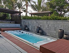 10㎡無邊際泳池禁游期安全性如何保證?看完你就明白[戴高樂泳池設備]