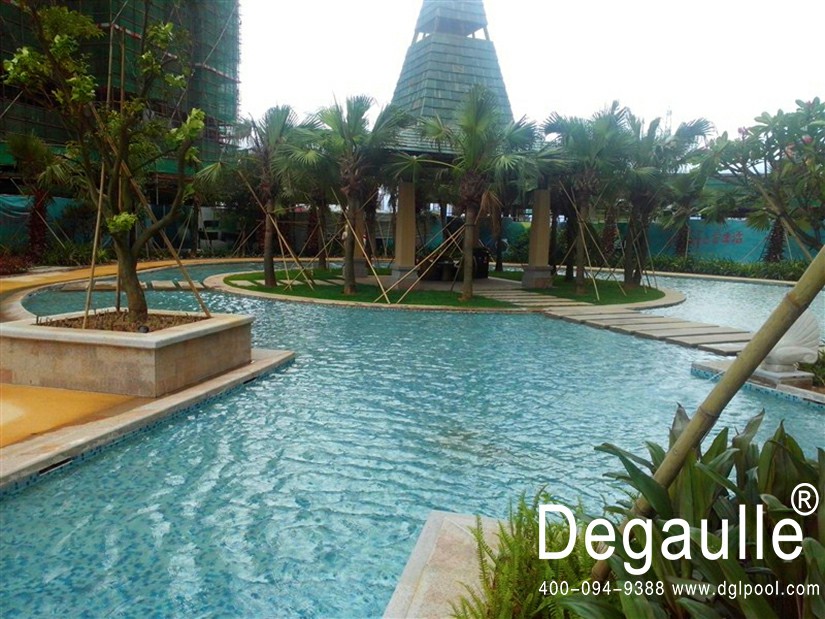 別墅泳池水處理設備選擇不妨看一下地埋式一體機!——戴高樂泳池設備