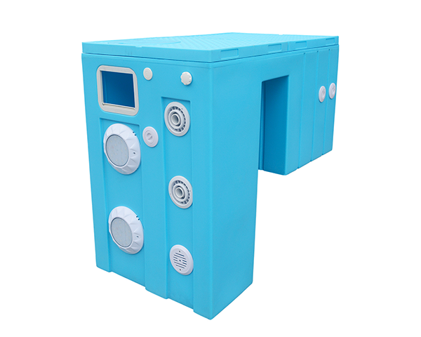 法國戴高樂S350平嵌式泳池一體化設備