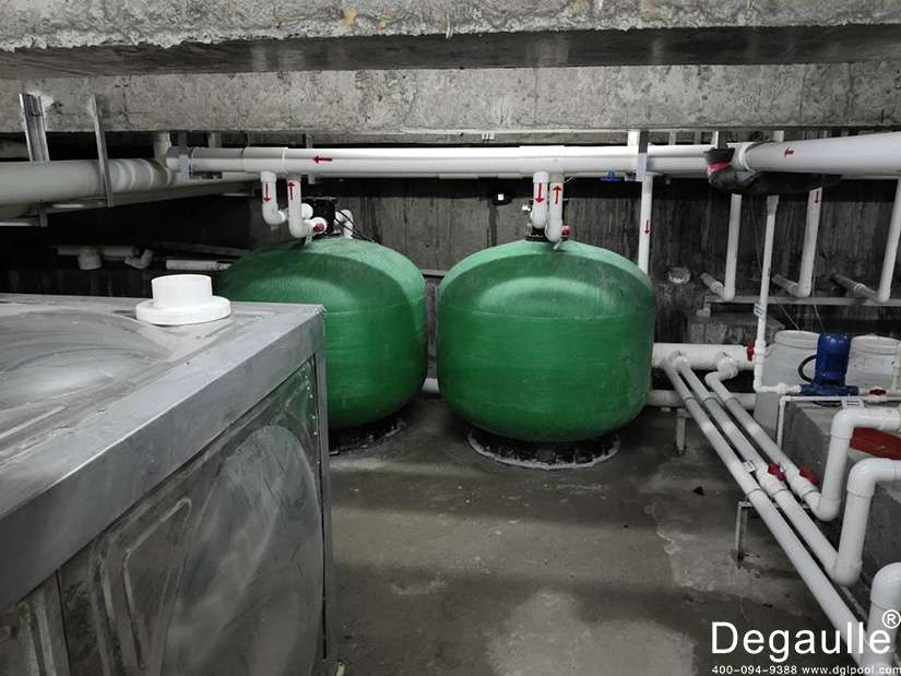 戴高樂頂出式玻璃纖維砂缸