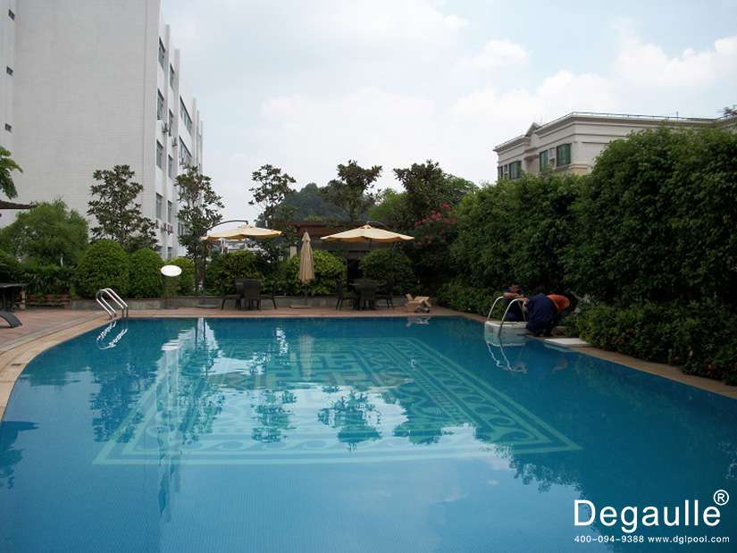 佛山順德新君悅酒店天面泳池工程 佛山順德新君悅酒店天面泳池工程